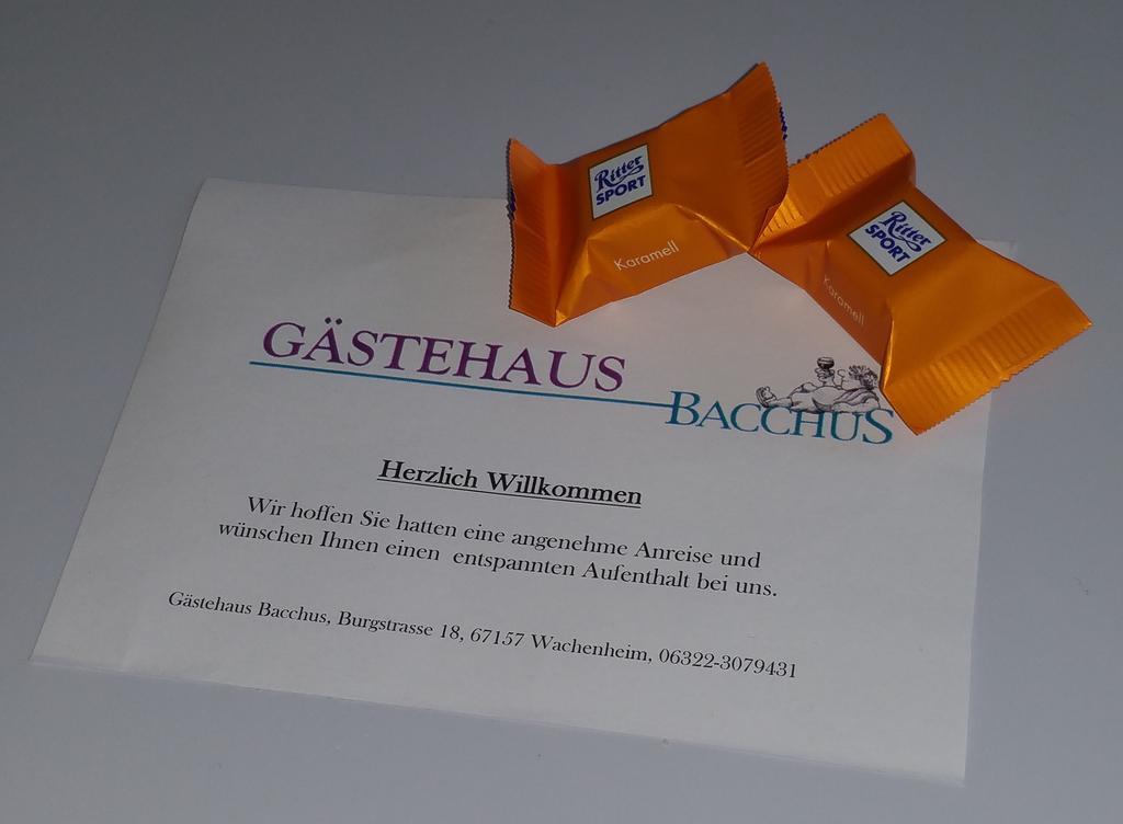 Gaestehaus Bacchus Wachenheim an der Weinstraße Exteriér fotografie